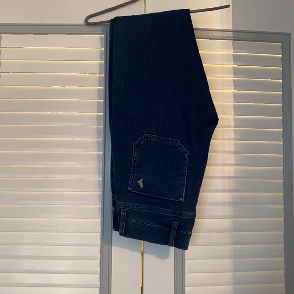 MiH Jeans with White Polka Dot Pattern - Picture 7 of 7